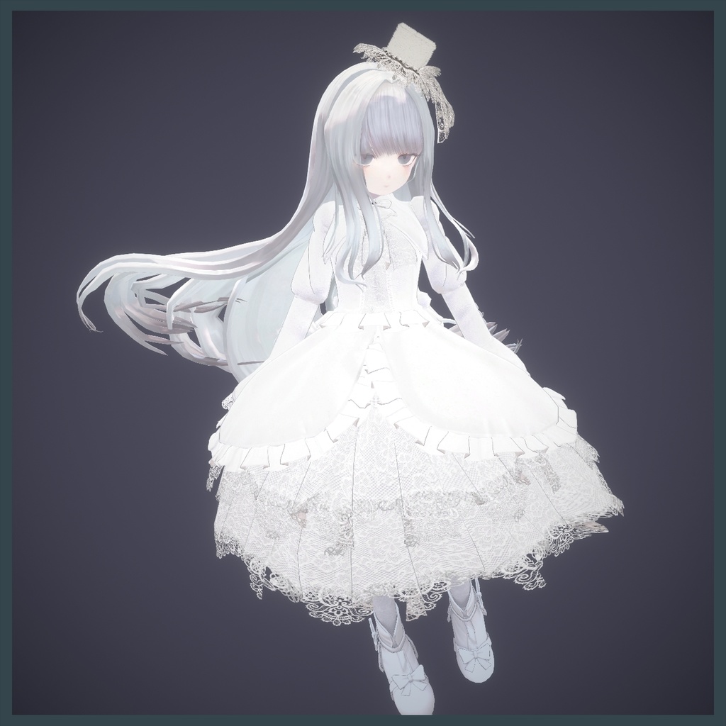 Silence black dress (複数アバター対応)