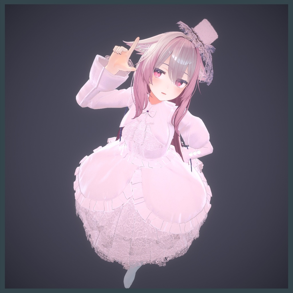 Silence black dress (複数アバター対応)