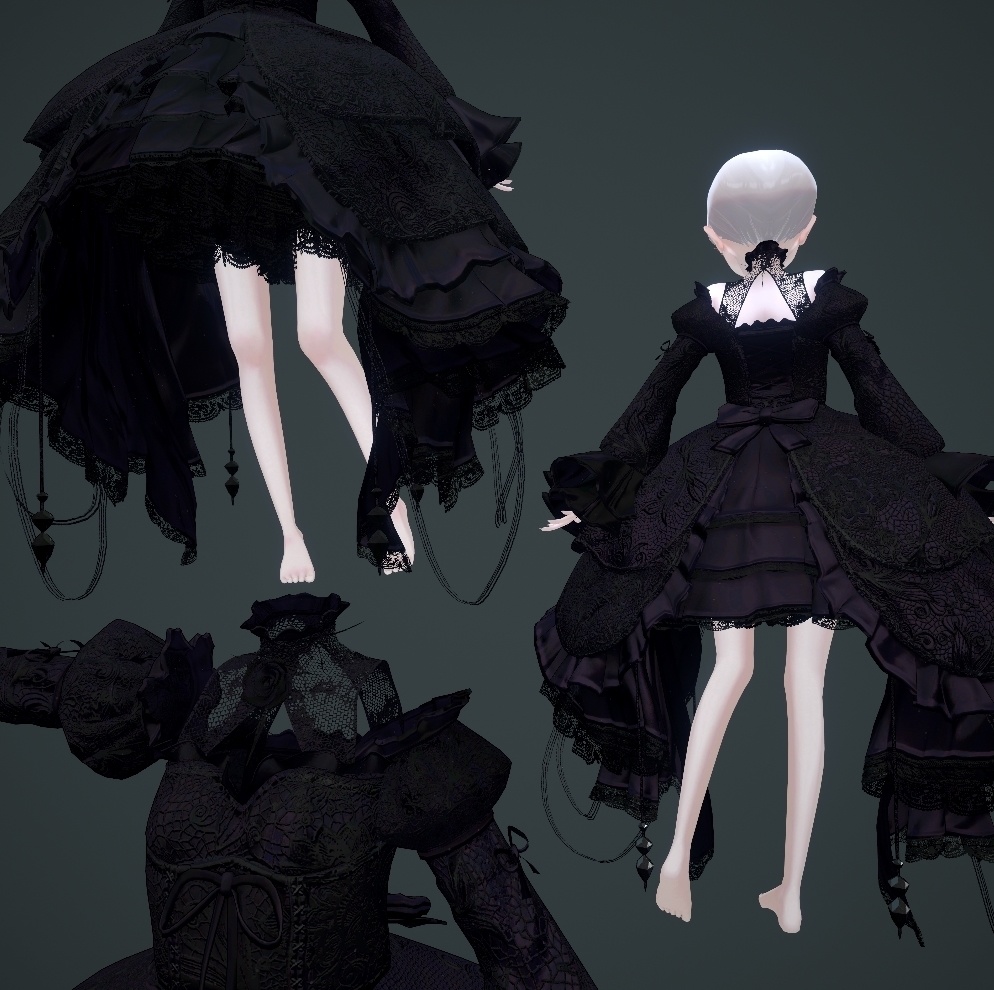 Thorn dream dress(6アバター対応)