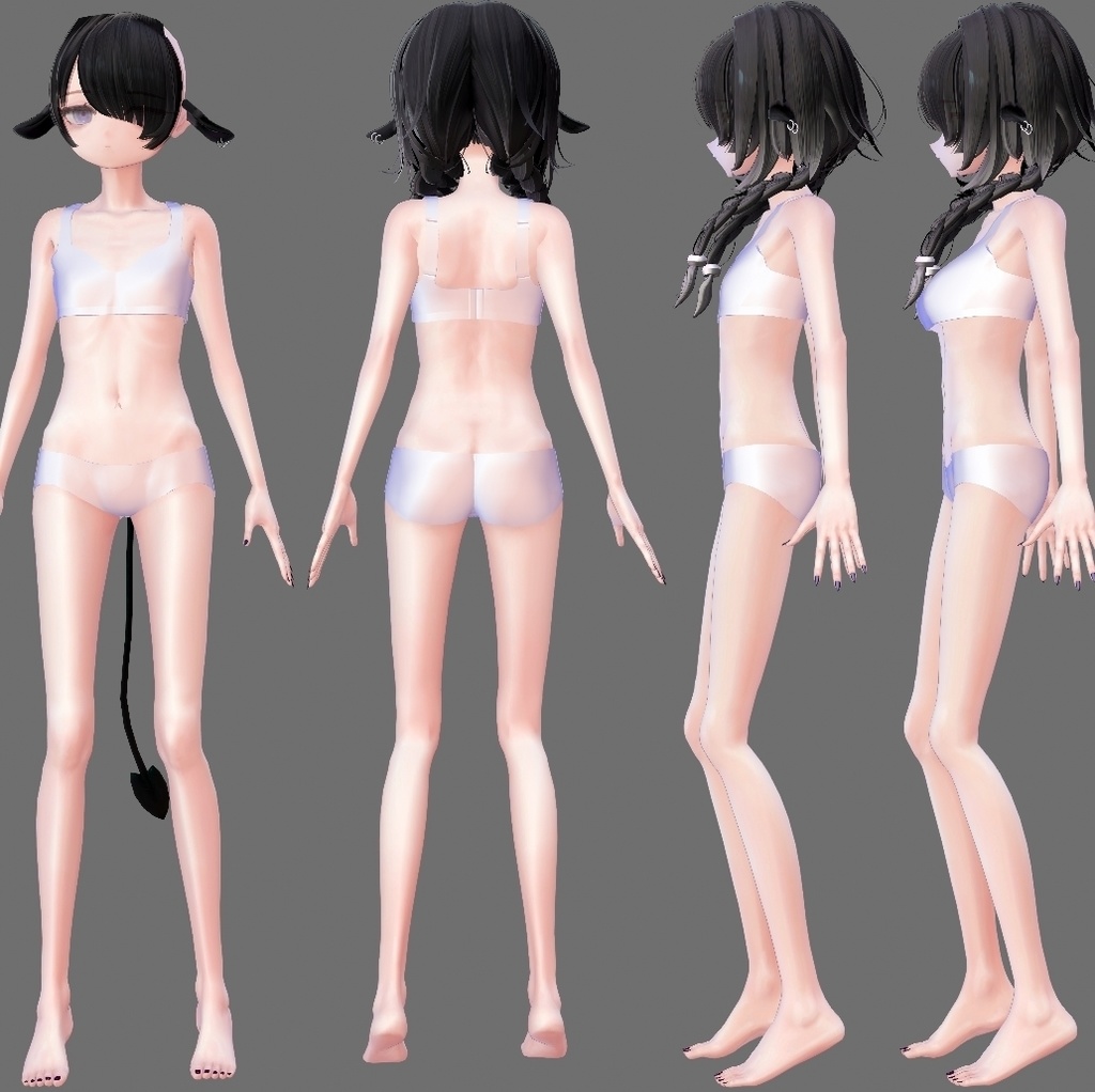 灰羽悪魔【オリジナル3Dモデル】発売記念セール中