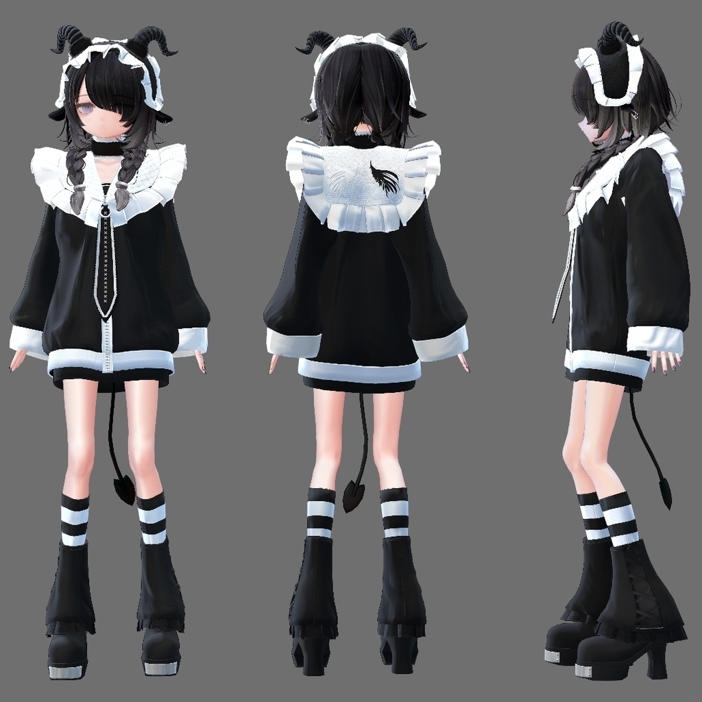 灰羽悪魔【オリジナル3Dモデル】発売記念セール中