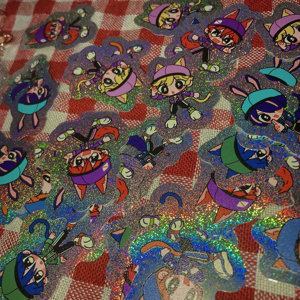 あそび部フレークシール