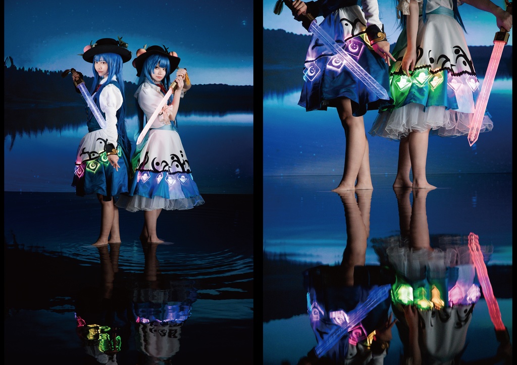 【秋季例大祭新作】二人の比那名居天子 写真集&メイキング