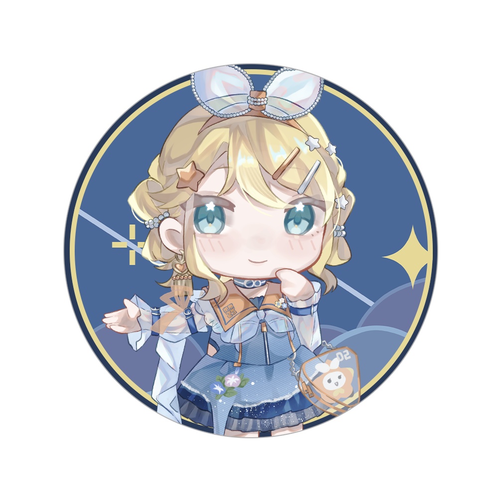 鏡音リン　缶バッジ