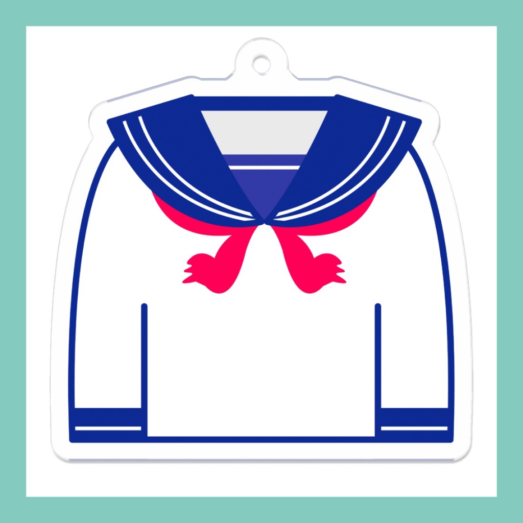 BIWAKO DE SAILOR SUIT」ダイカットアクリルキーホルダー - So湖いら