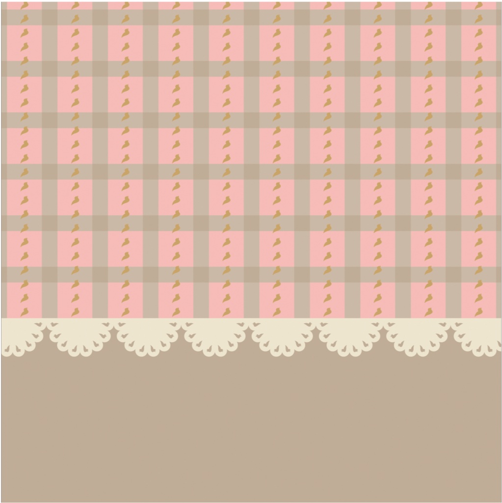 「びわこチェックレース柄」缶ミラー