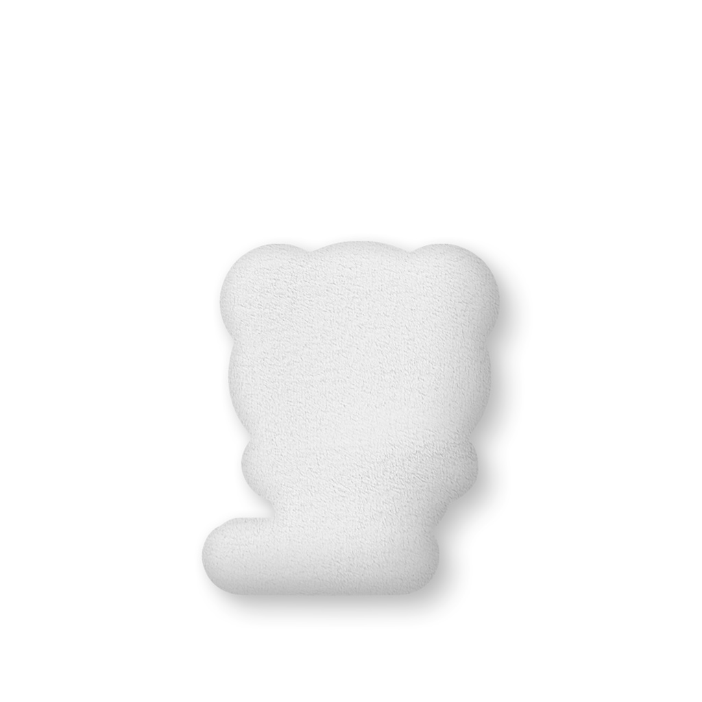 「げじげじくまさん。」ダイカットクッション