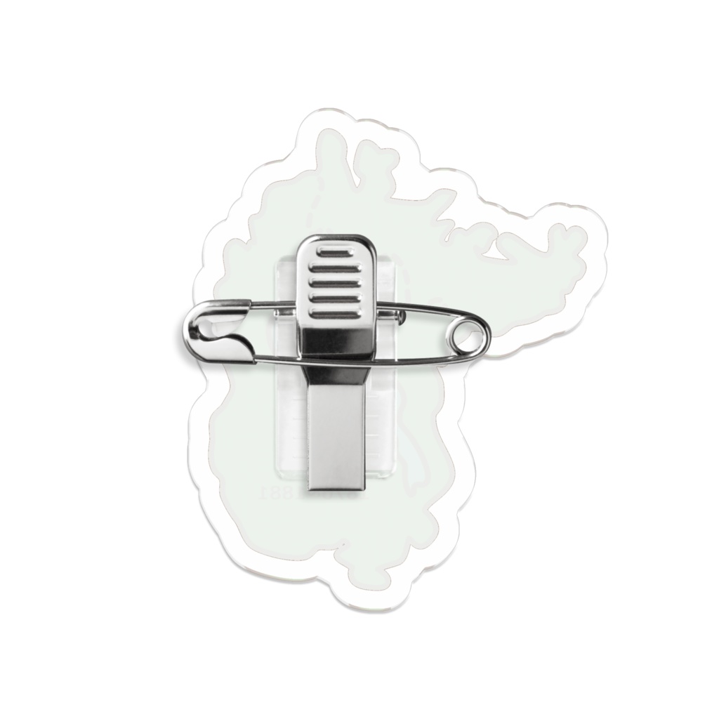 「滋賀の歴史」海があったころダイカットアクリルバッジ