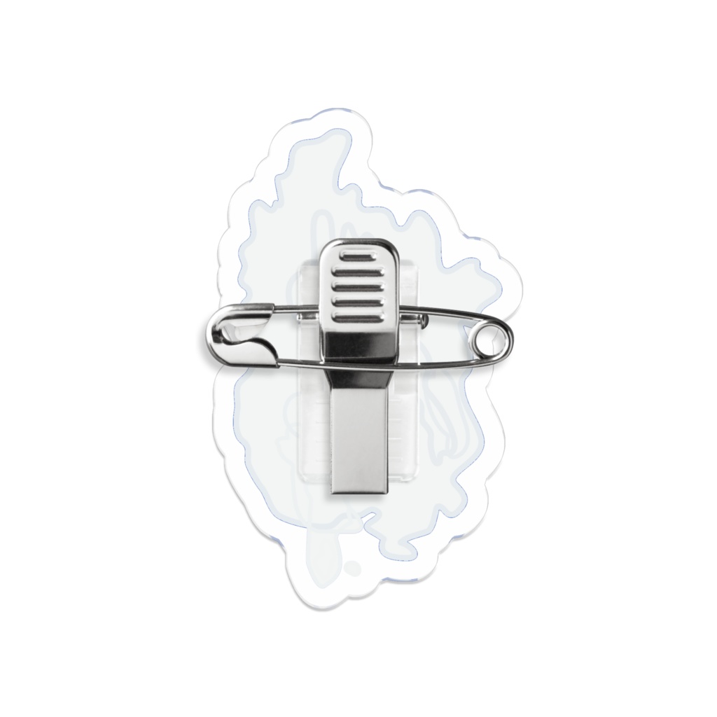 「滋賀の歴史」琵琶湖の移動ダイカットアクリルバッジ