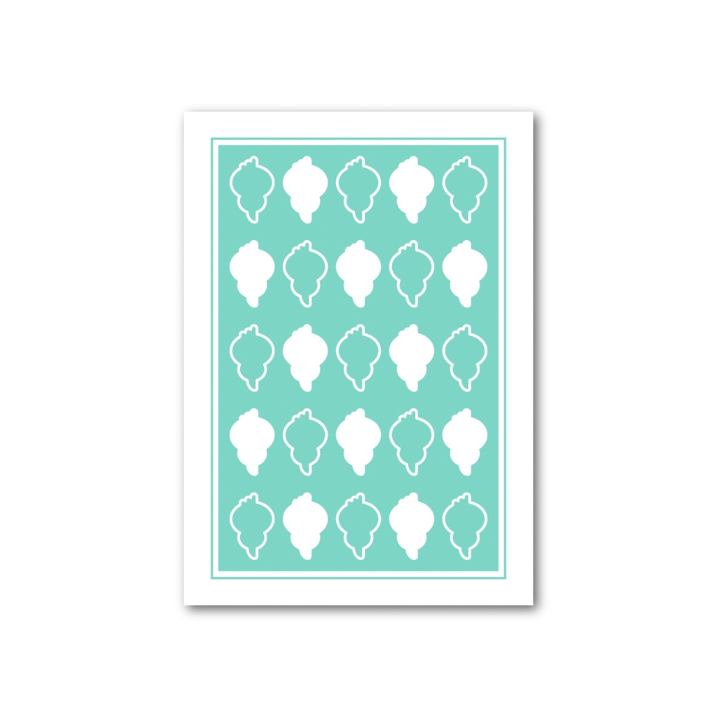 「琵琶湖の妖精 Fairy♥BIWA」トランプ風カード