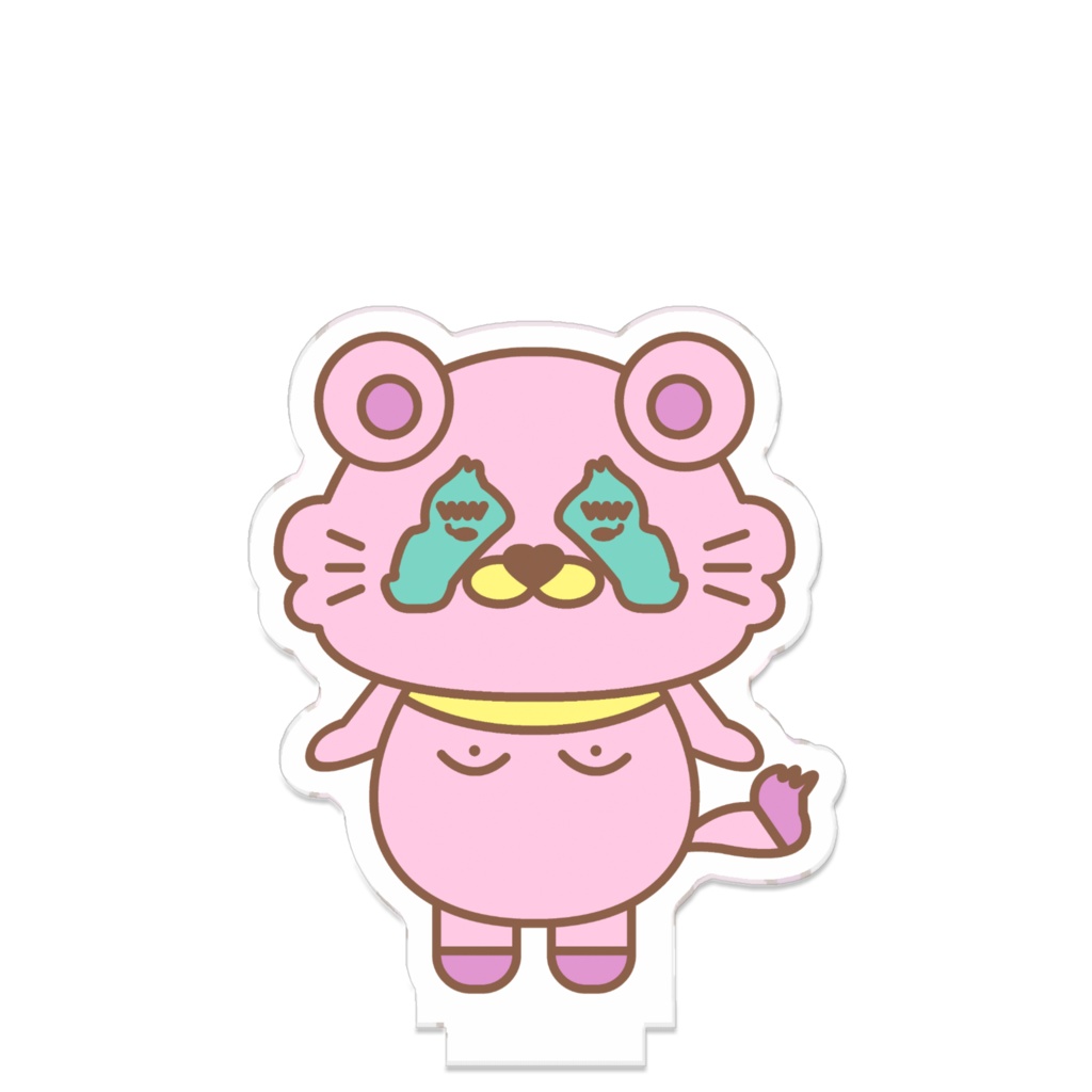 「びわ湖woクリーンniあらいぐま」コロン アクリルスタンド