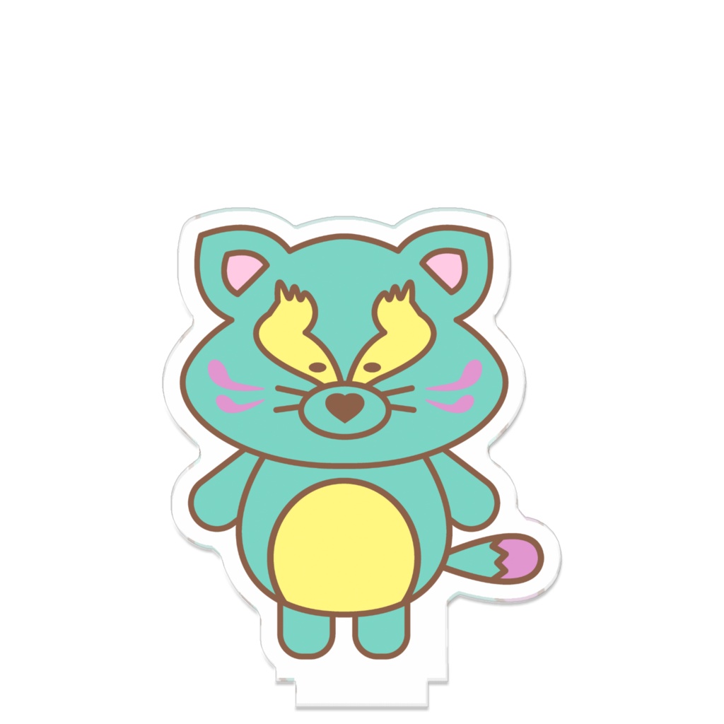 「びわ湖woクリーンniあらいぐま」ツネオ アクリルスタンド