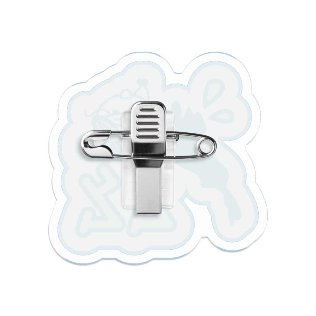 「ご当地!滋賀」ビワコオオナマズ ダイカットアクリルバッジ