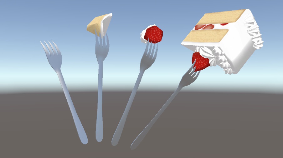 ショートケーキ 3Dモデル