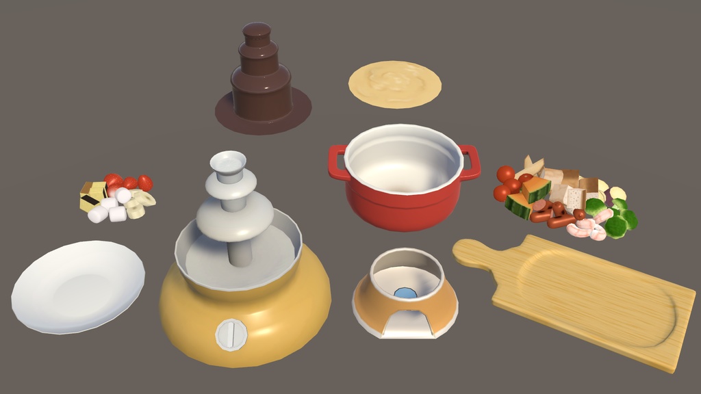 【VRC】UDONフォンデュギミックセット2.0