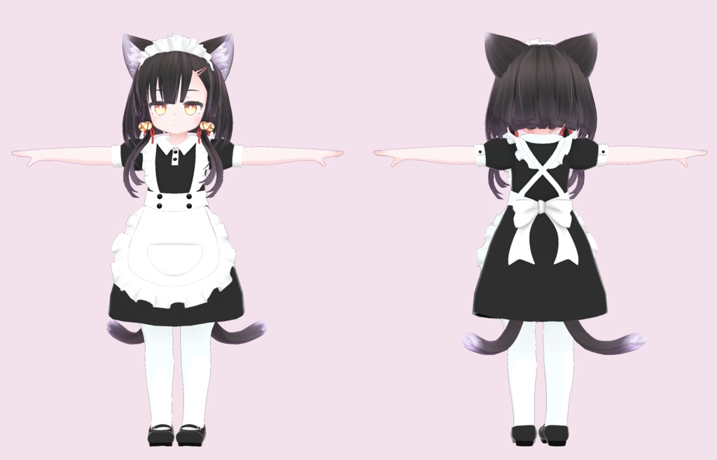 「あずき」用 メイドエプロン