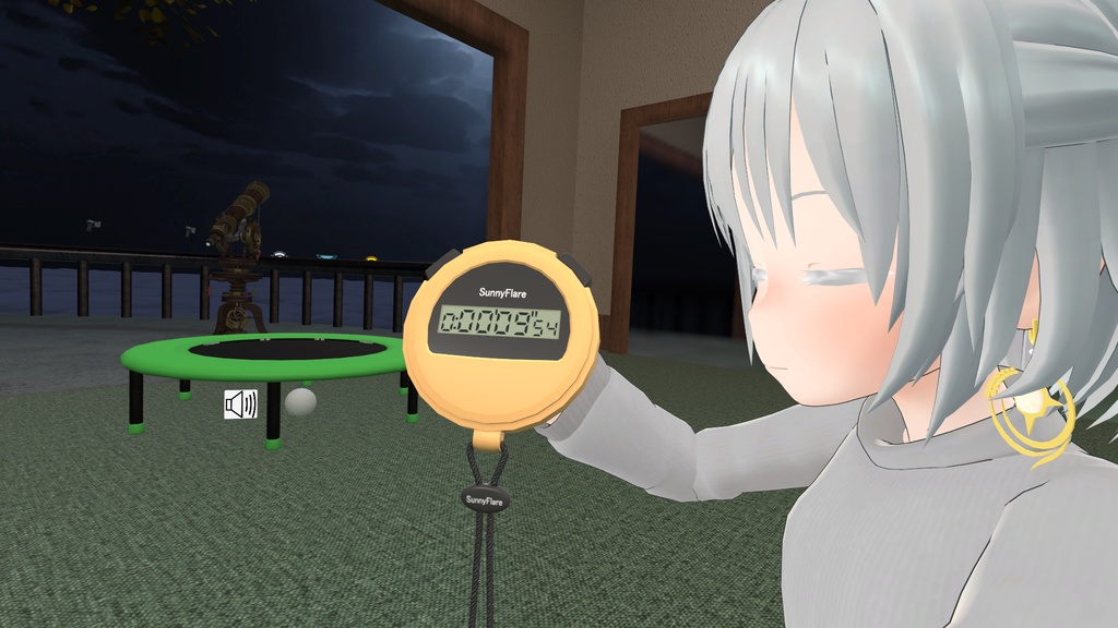 【VRCワールド向けギミック】ストップウォッチ
