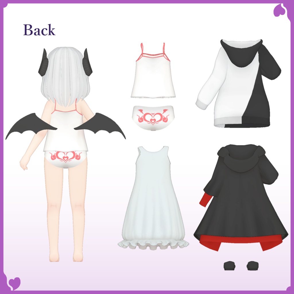 【 VRC想定 】ヒューマノイド3Dモデル『 Ellis 』