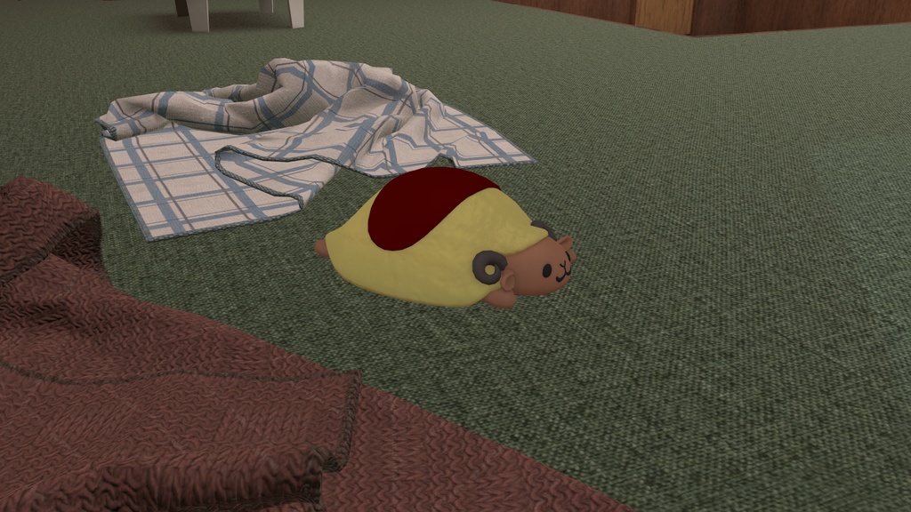 【3Dモデル】おむしーぷ OmeletSheep