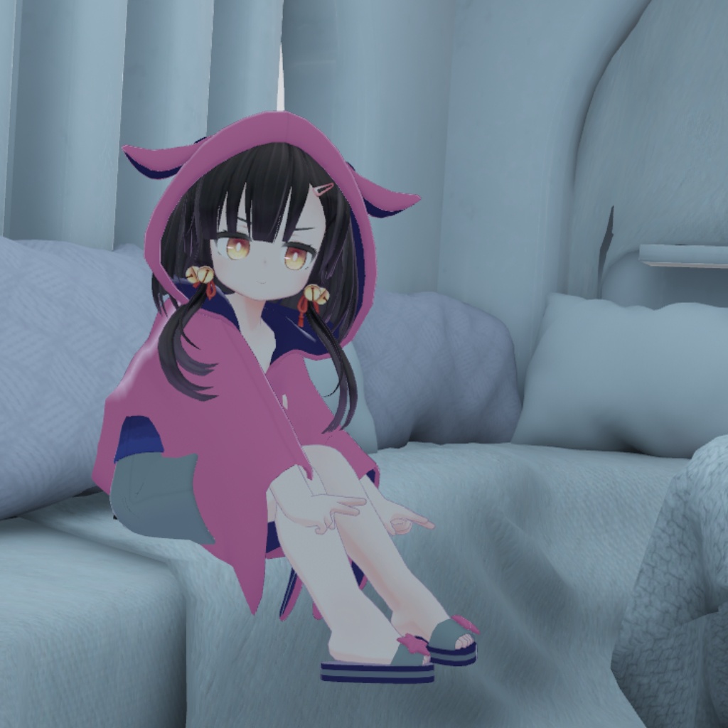 「あずき」用 メンダコポンチョ