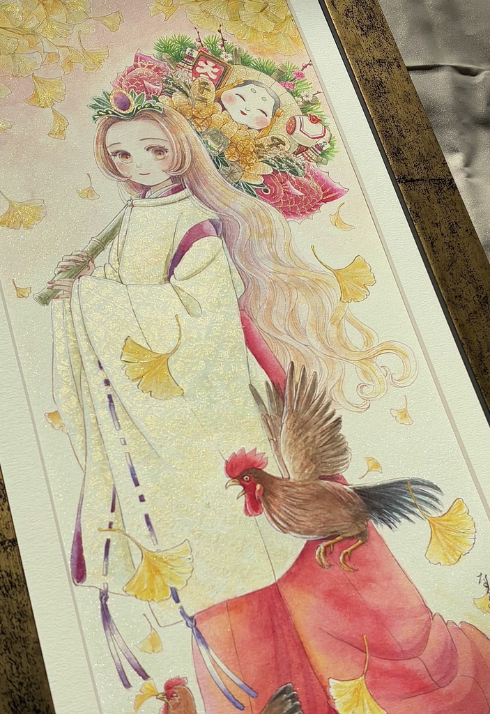 新作額装:大酉祭に集う