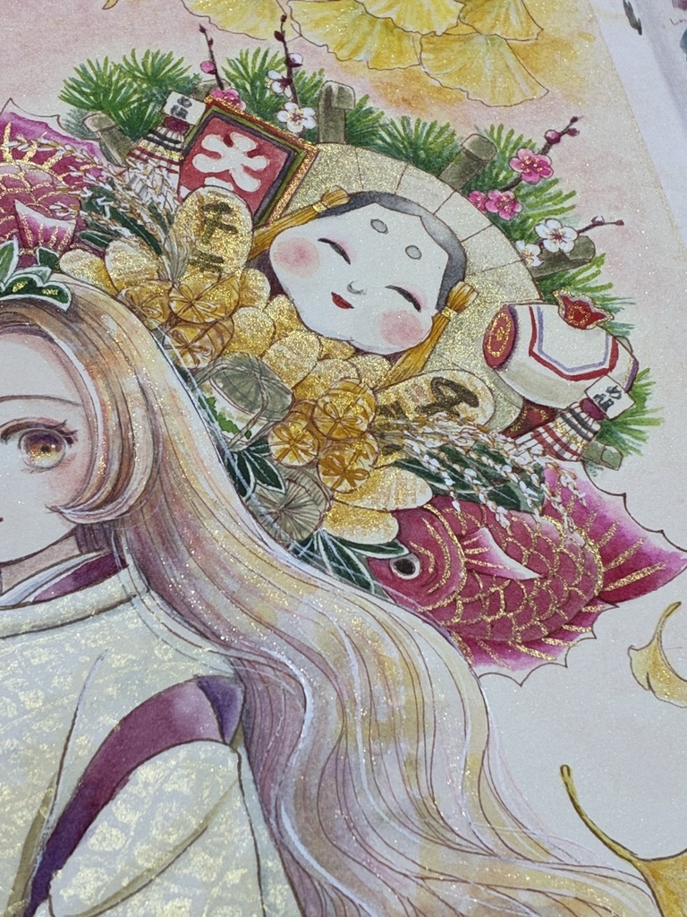 新作額装:大酉祭に集う