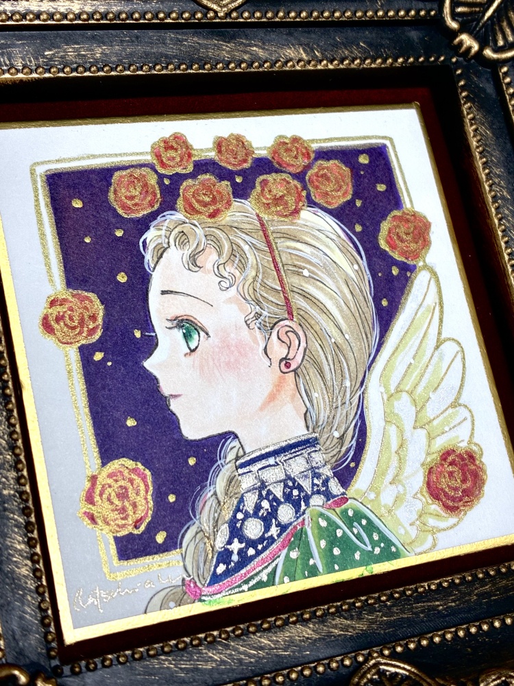 新作原画豆色紙 天使の横顔5種