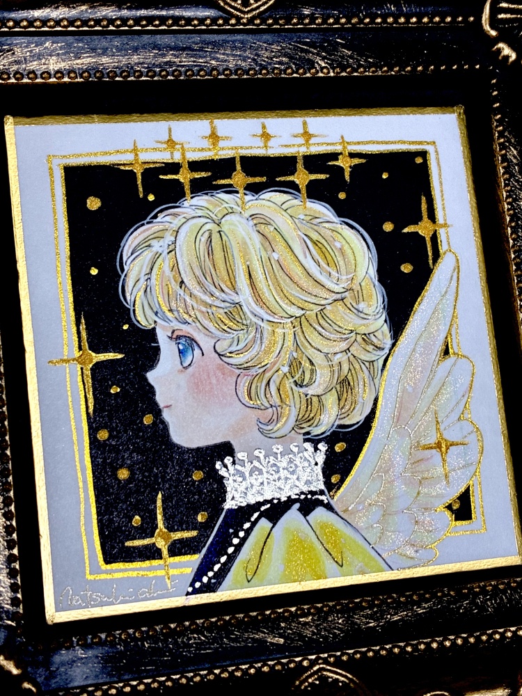新作原画豆色紙 天使の横顔5種