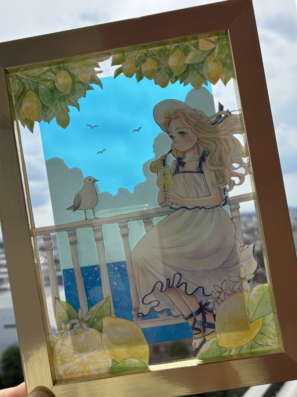 新作額装:Lemon&Summer Wind