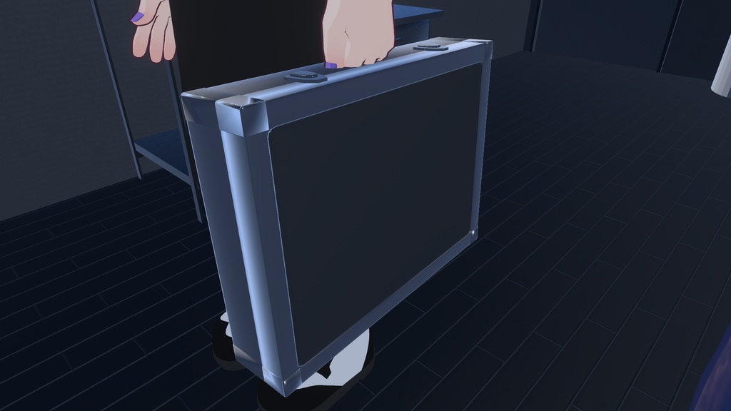 【3Dモデル】ジュラルミンケース