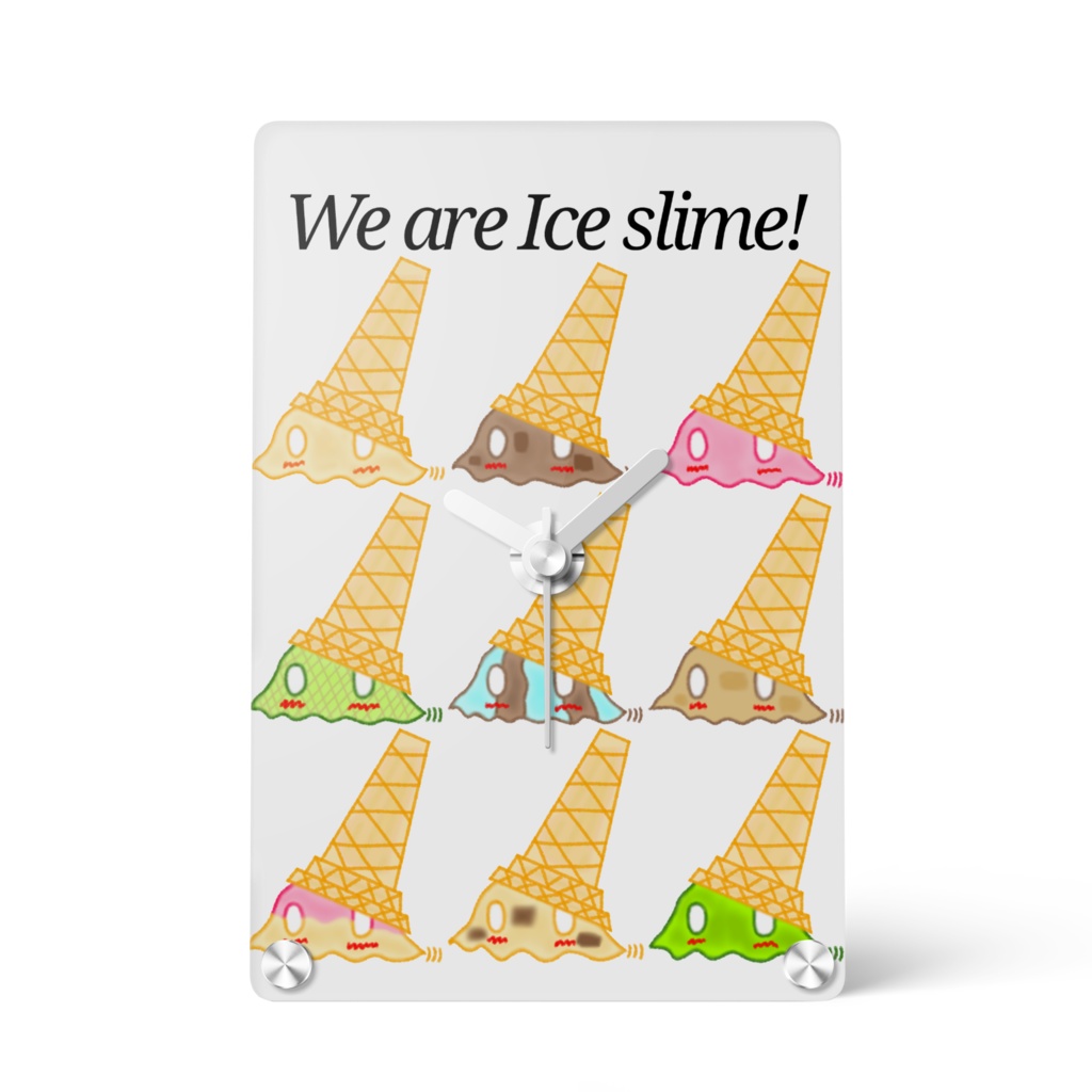 We are Ice Slime!アクリル時計