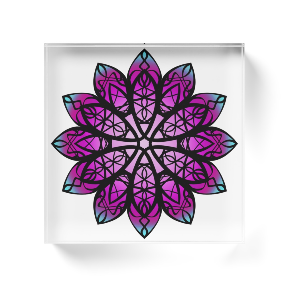 華曼陀羅039クリアアクリルブロック