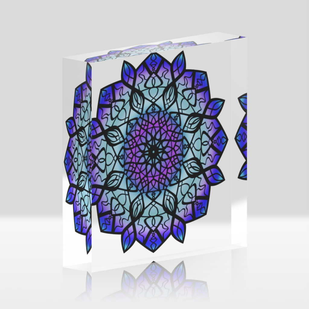 華曼陀羅018アクリルブロック