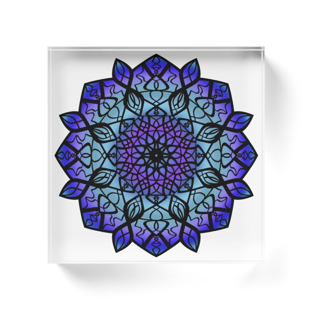 華曼陀羅018アクリルブロック