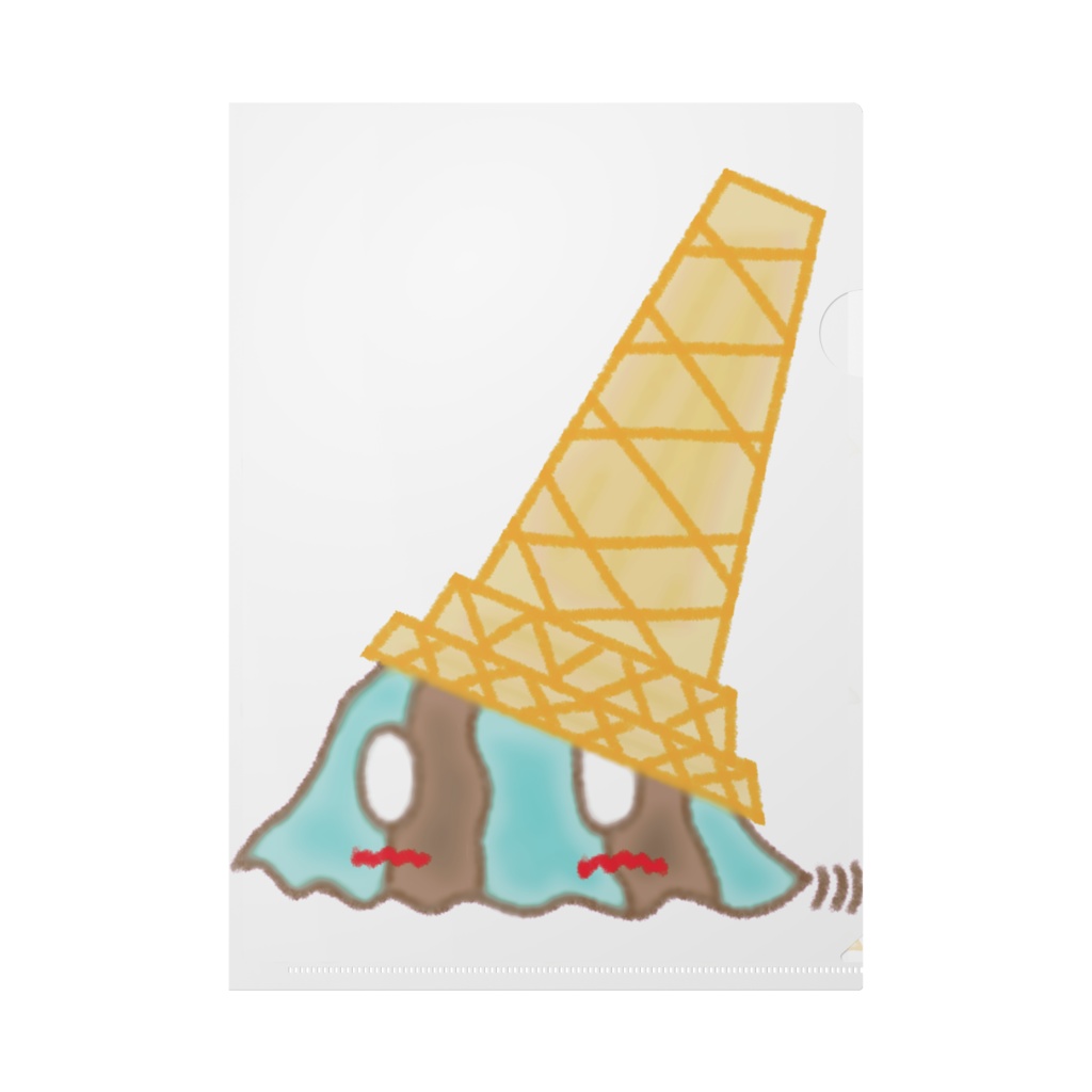 アイススライムチョコミントフレーバークリアファイル