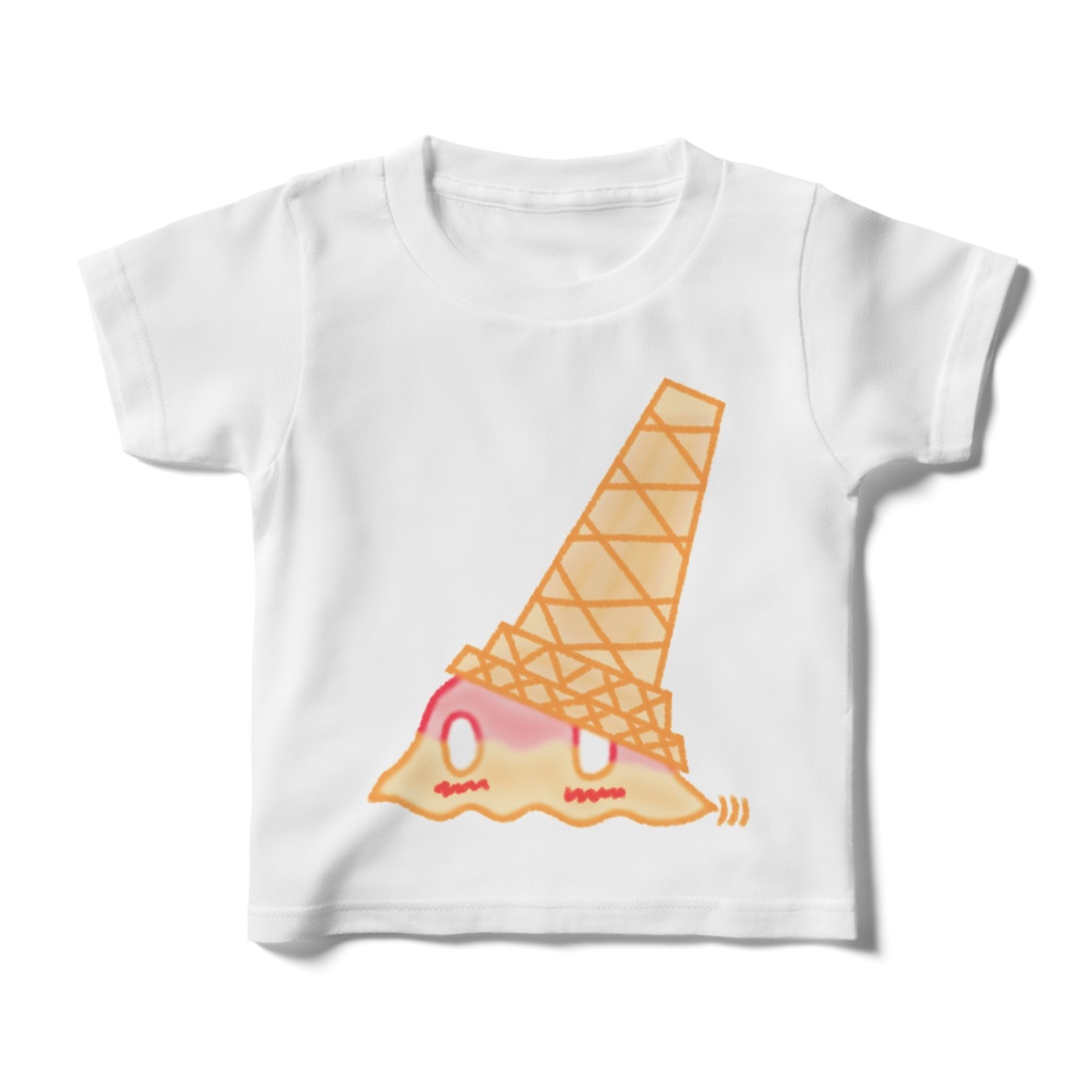 アイススライムストロベリーミルクフレーバーキッズTシャツ