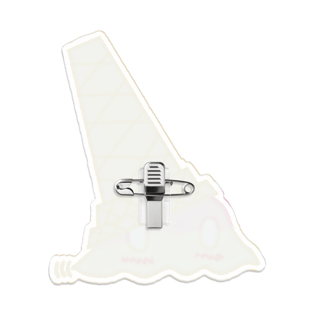 アイススライムストロベリーミルクフレーバーアクリルバッジ