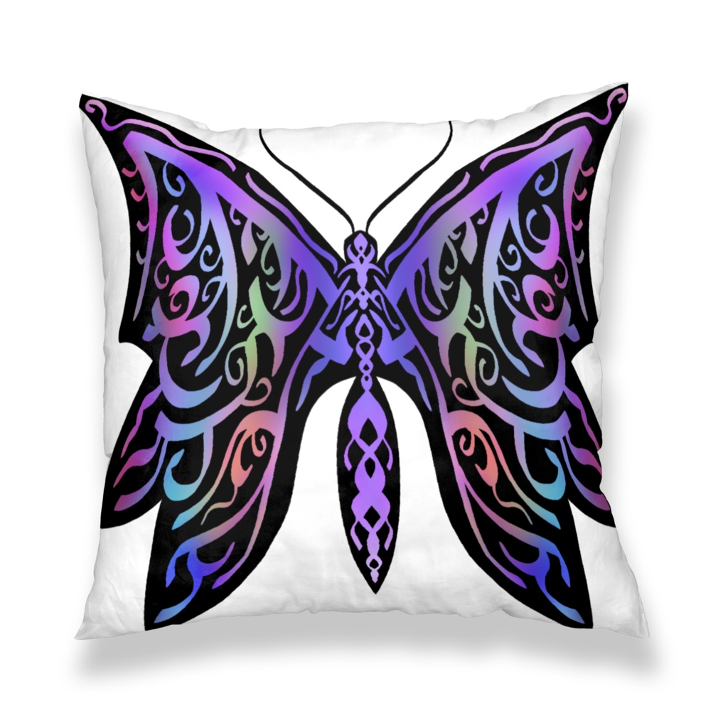 極彩蝶01クッションカバー