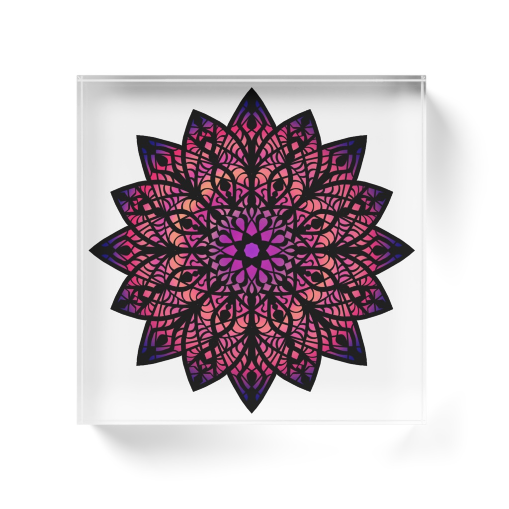 華曼陀羅045アクリルブロック