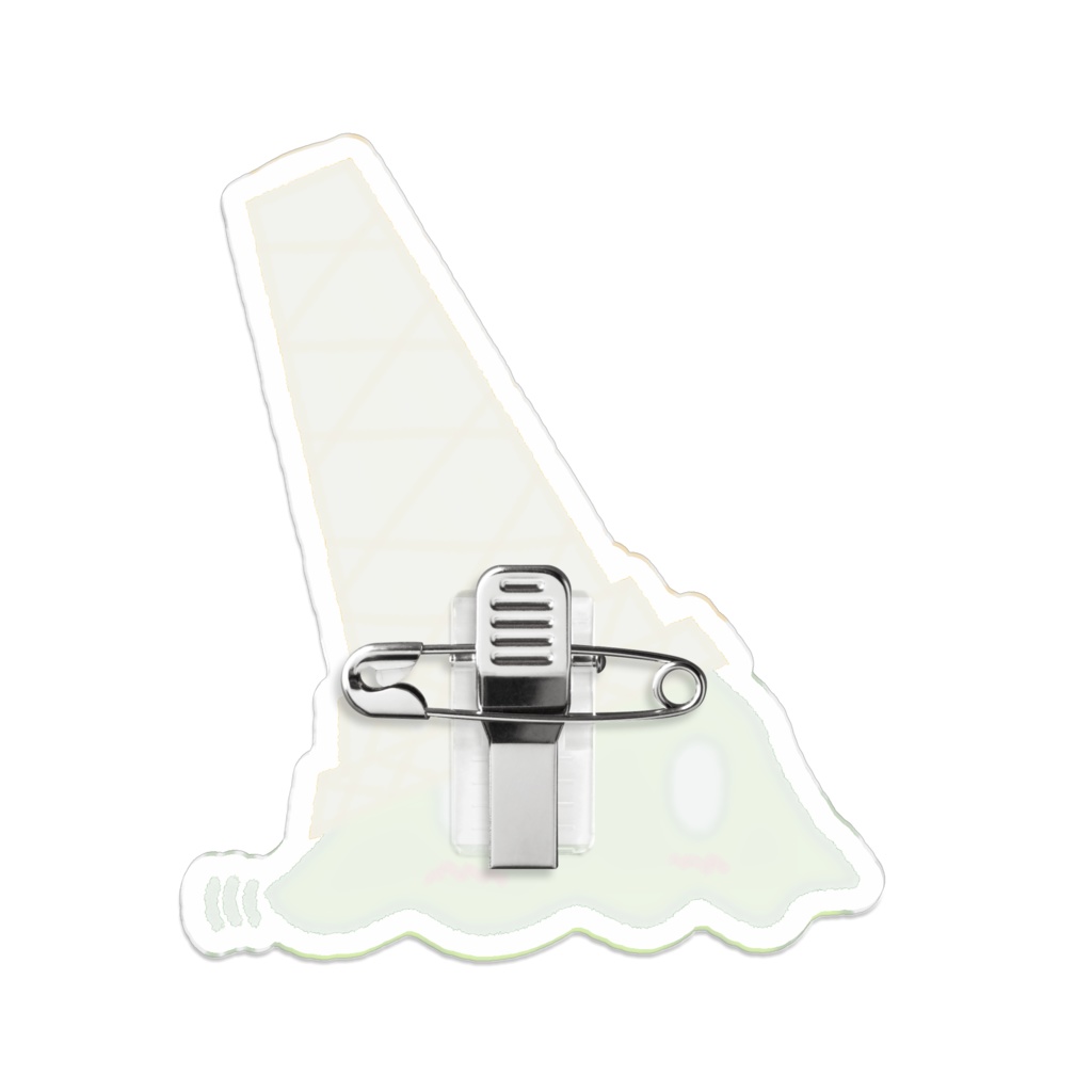 アイススライムグリーンティーフレーバーアクリルバッジ