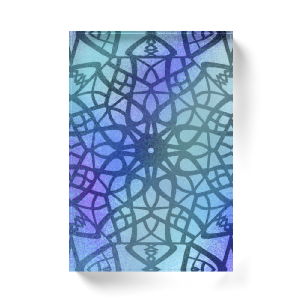 華曼陀羅018_Mellowアクリルブロック