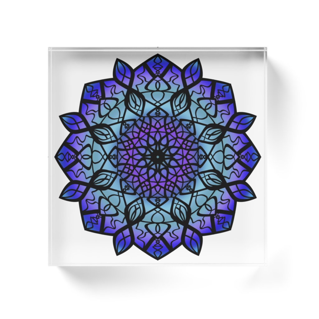 華曼陀羅018アクリルブロック