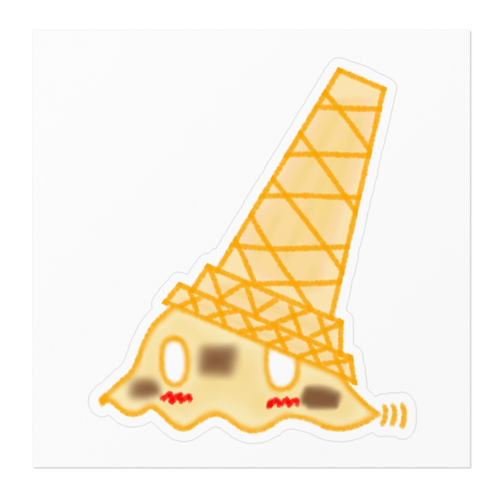 アイススライムクッキーバニラフレーバーステッカー