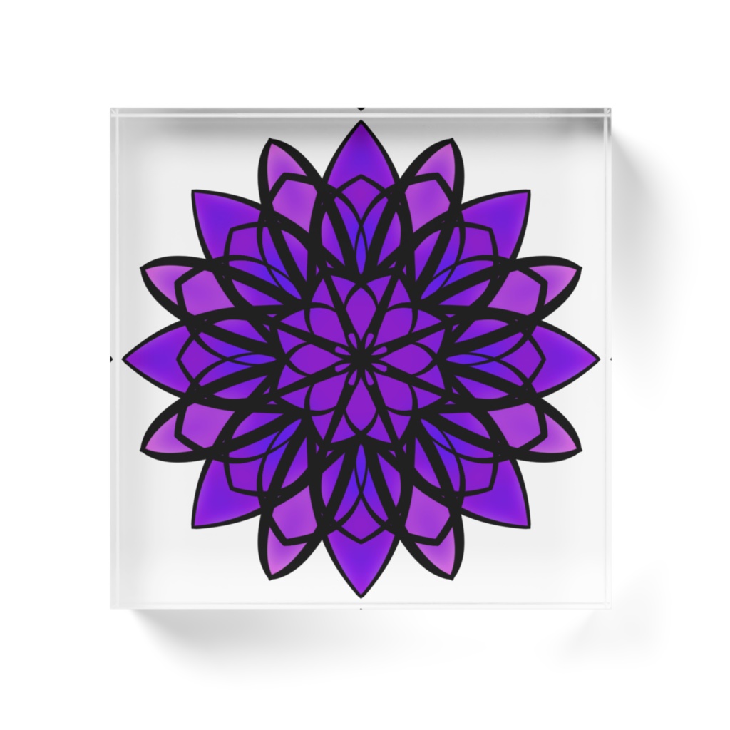 華曼陀羅053アクリルブロック