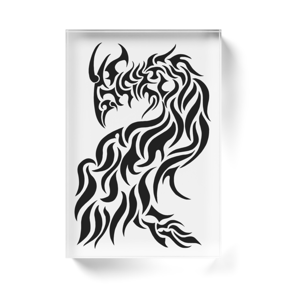 竜種003ver.1アクリルブロック