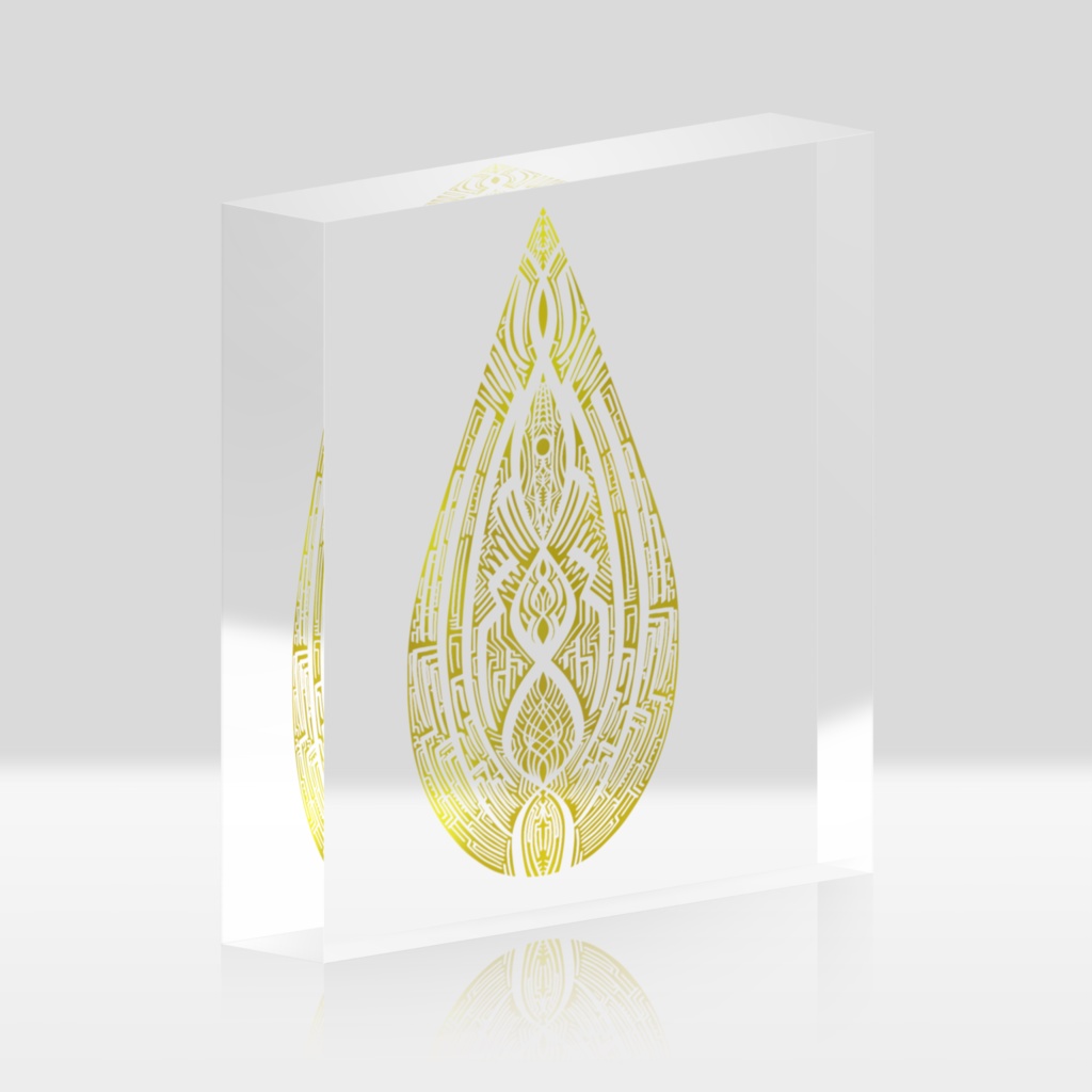 TearDrop004ver.1アクリルブロック