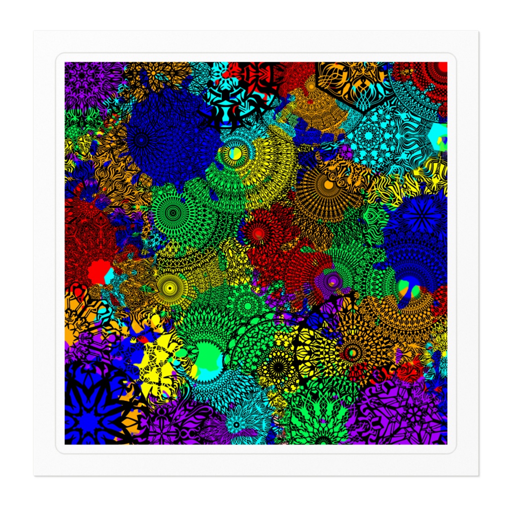 華曼陀羅100ver.1ステッカー