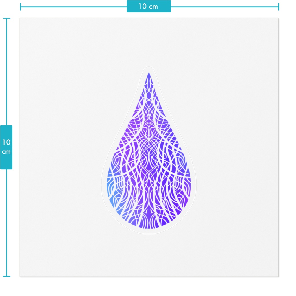 TearsDrop001ver.2クリアステッカー