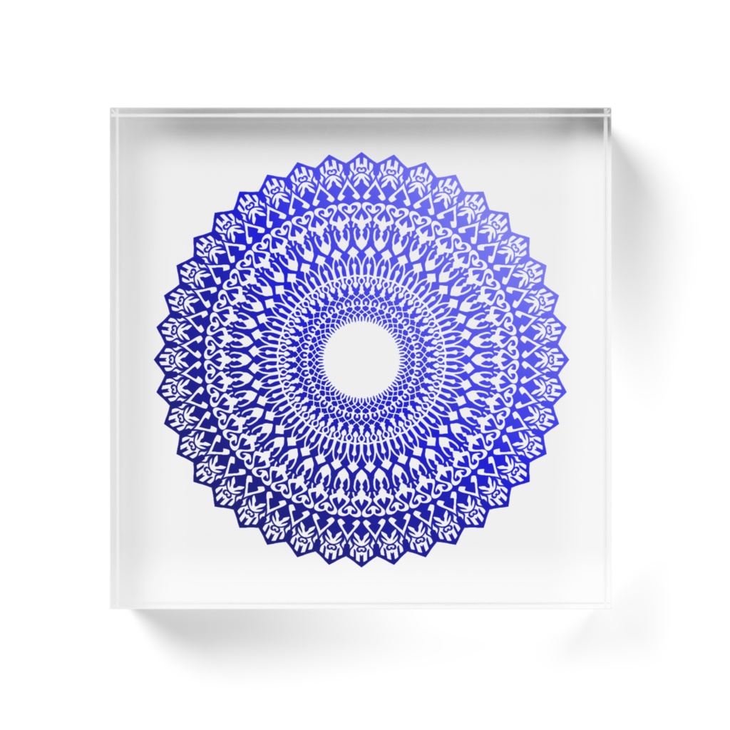 華曼陀羅073華曼陀羅073ver.2アクリルブロックver.2アクリルブロック