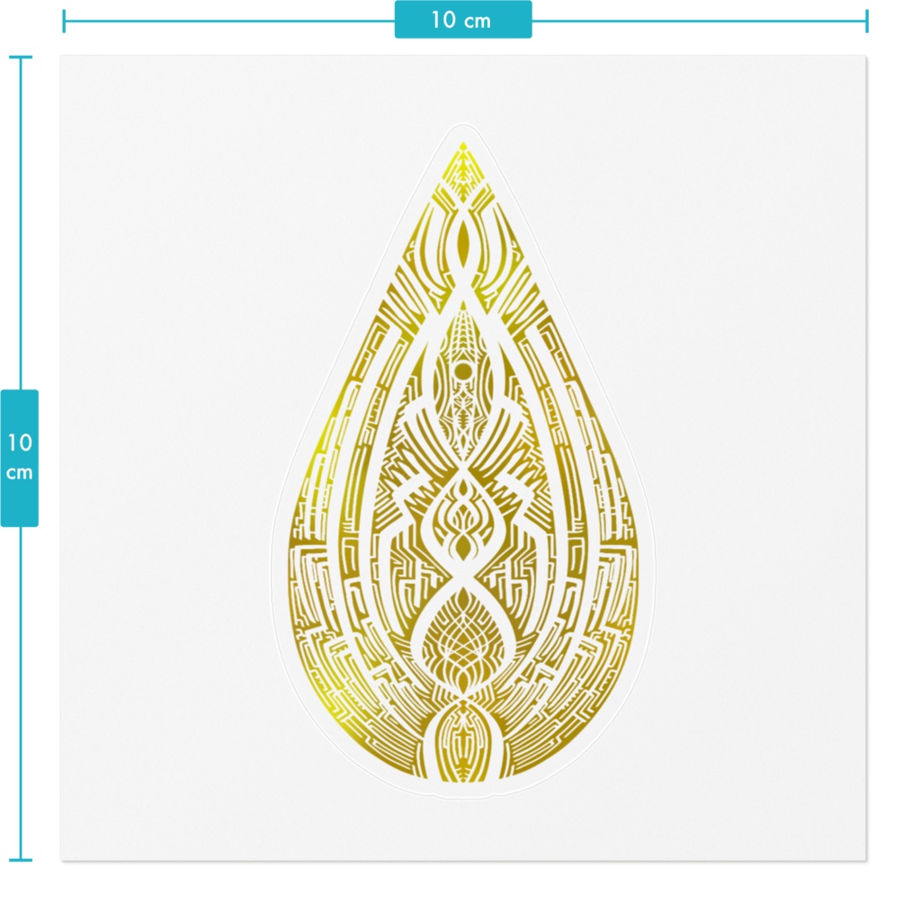 TearDrop004ver.1クリアステッカー